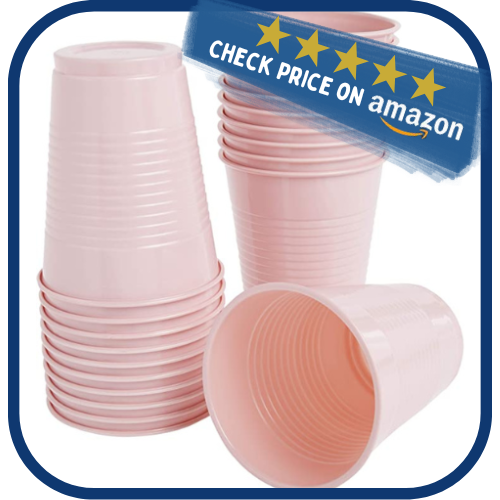 Creative Converting Classic Pink Premium Plastic Cups