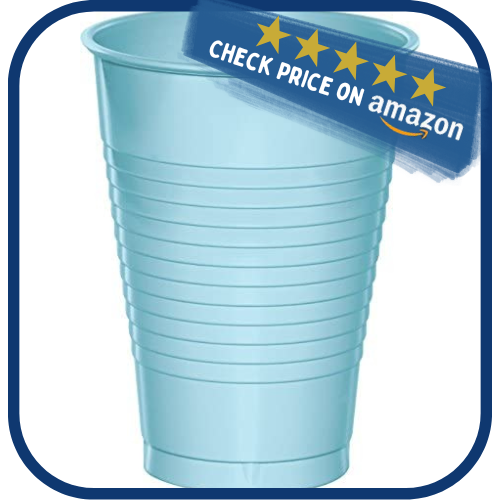 Creative Converting Pastel Blue Premium Plastic Cups