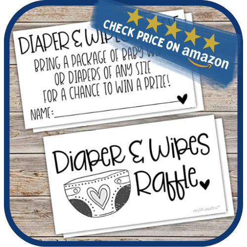 Diaper and Wipes Raffle Tickets