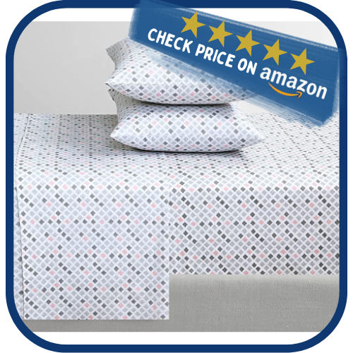 Feather & Stitch Cotton Percale Weave Bed Sheets