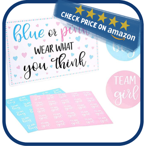 Gender Reveal Party Sticker Prediction Game