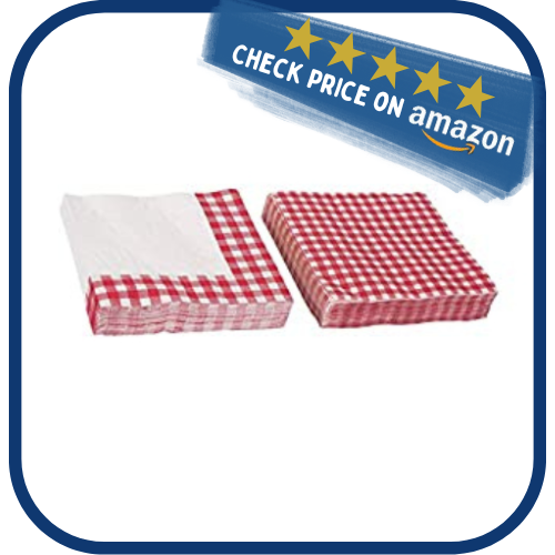 Picnic Themed Gingham Napkins