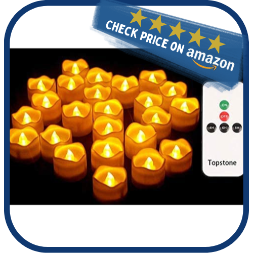 Topstone Remote Control Flameless Tealights