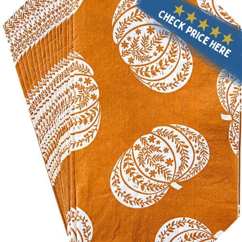 C.R. Gibson Hello Fall Disposable Paper Dinner Napkins