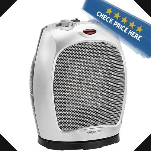 Amazon Basic 1500 Watt 120 Volt Oscillating Ceramic Heater