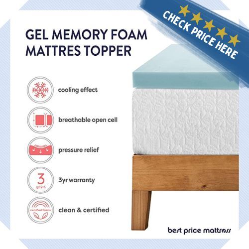 Best Price Mattress Ventilated Memory Foam Mattress Topper