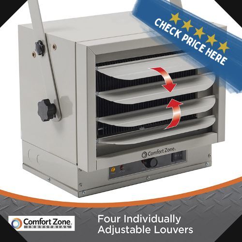 Comfort Zone CZ220 5000-watt, Hard Wire Fan Forced Ceiling Mount Heater