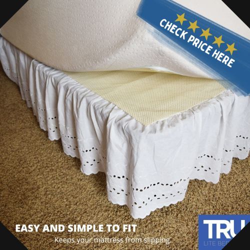 Tru Lite Bedding Extra Strong Non-Slip Mattress Grip Pad