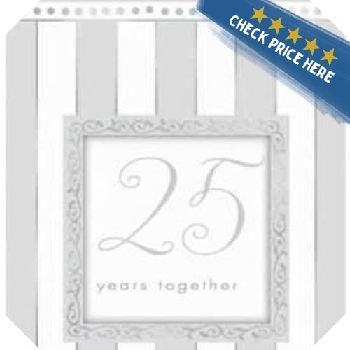 amscan 25th Wedding Anniversary 'Silver Wishes' Invitations