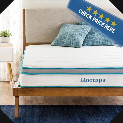 LINENSPA 8 Inch Memory Foam and Innerspring Hybrid Mattress