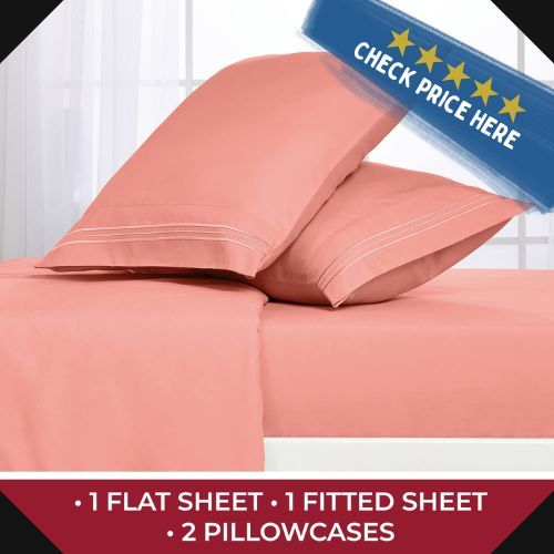 Mellanni Sheet Set - Hotel Luxury 1800 Bedding Sheets & Pillowcases