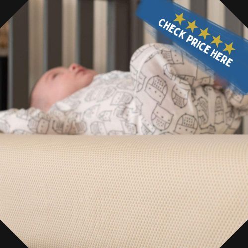 Naturepedic Breathable Organic Crib Mattress - 2-Stage - Lightweight with Protector Pad